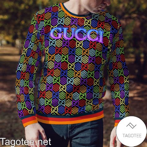 gucci psychedelic sweater|Gucci sweater vintage.